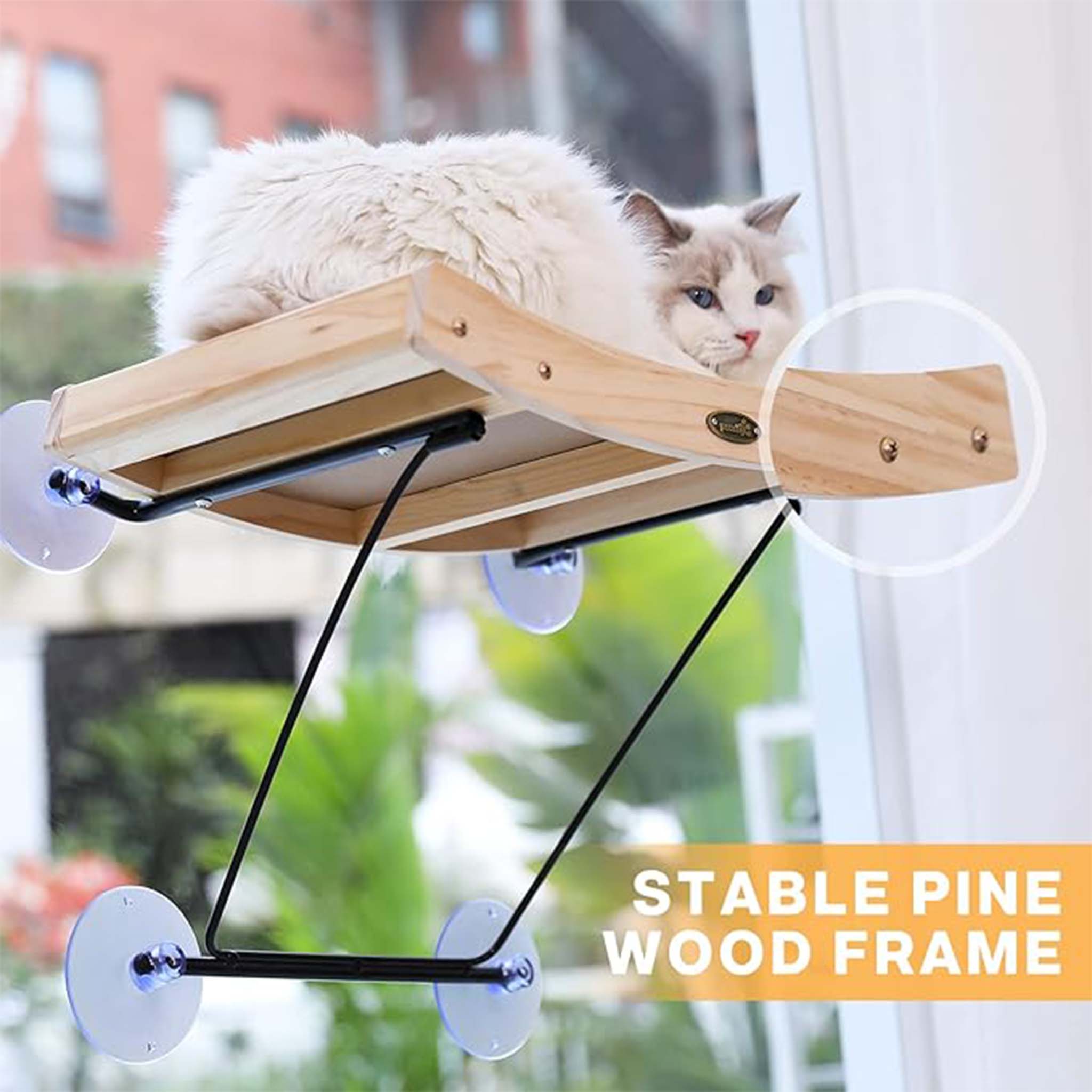 Cat Window Perch  Hammock  Strong Suction Cup