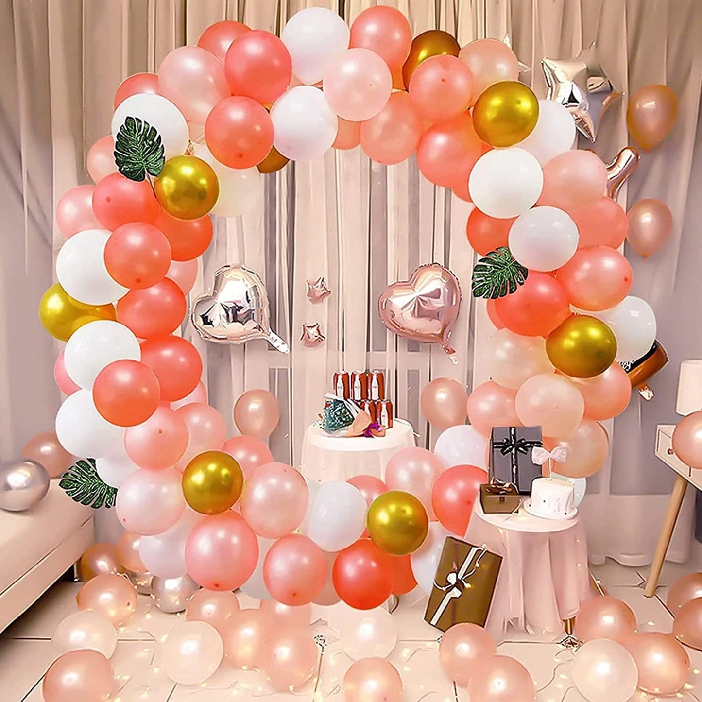 Round Column Balloon Arch
