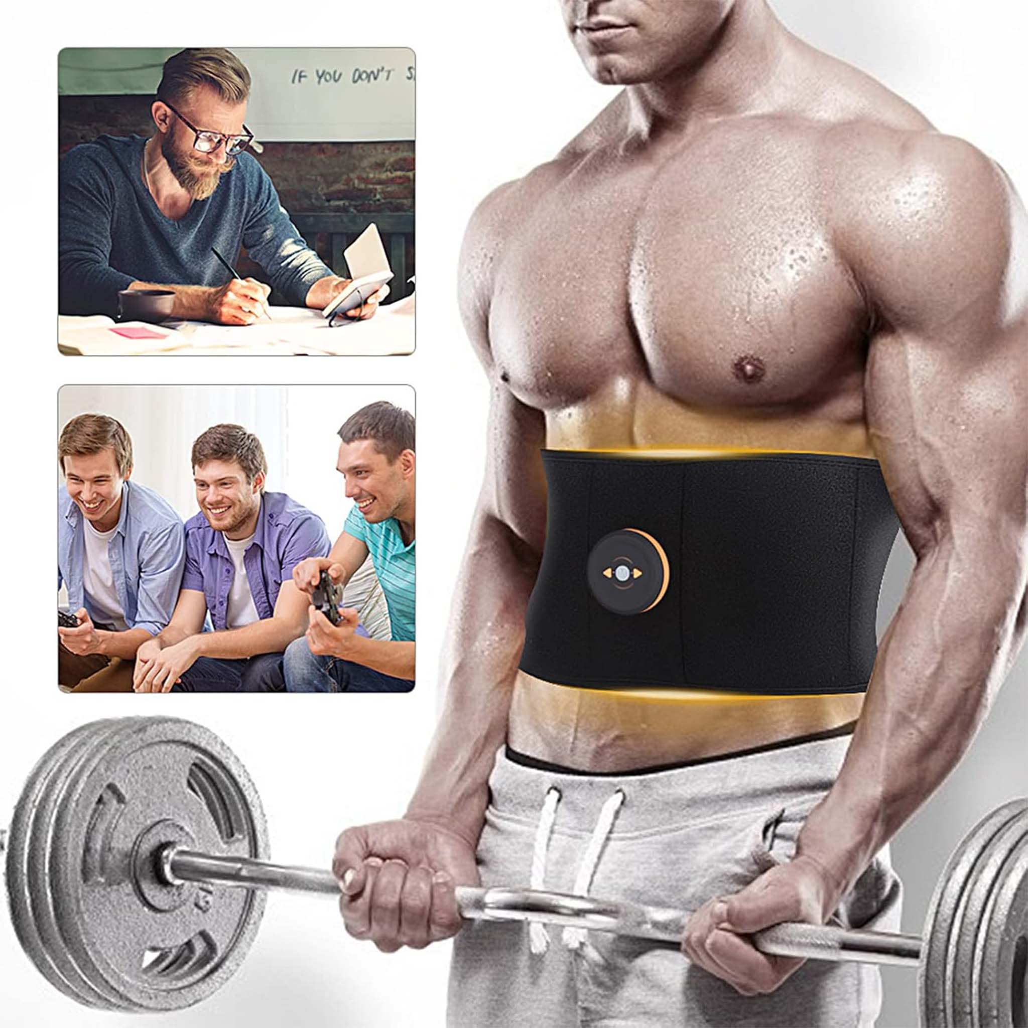 Abdominal Toning Belt  Adjustable EMS Muscle Stimulator for Core Training and Fitness