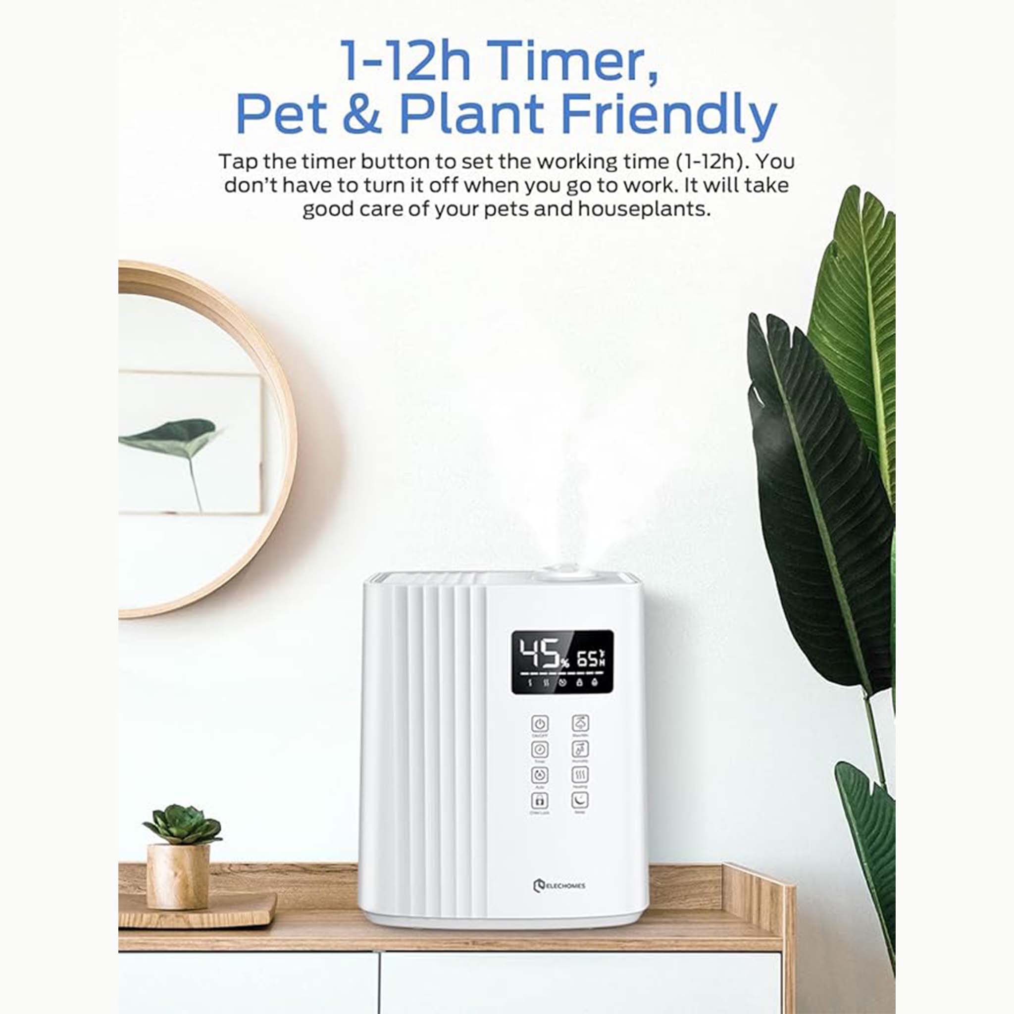 Cool and Warm Mist Ultrasonic Humidifier