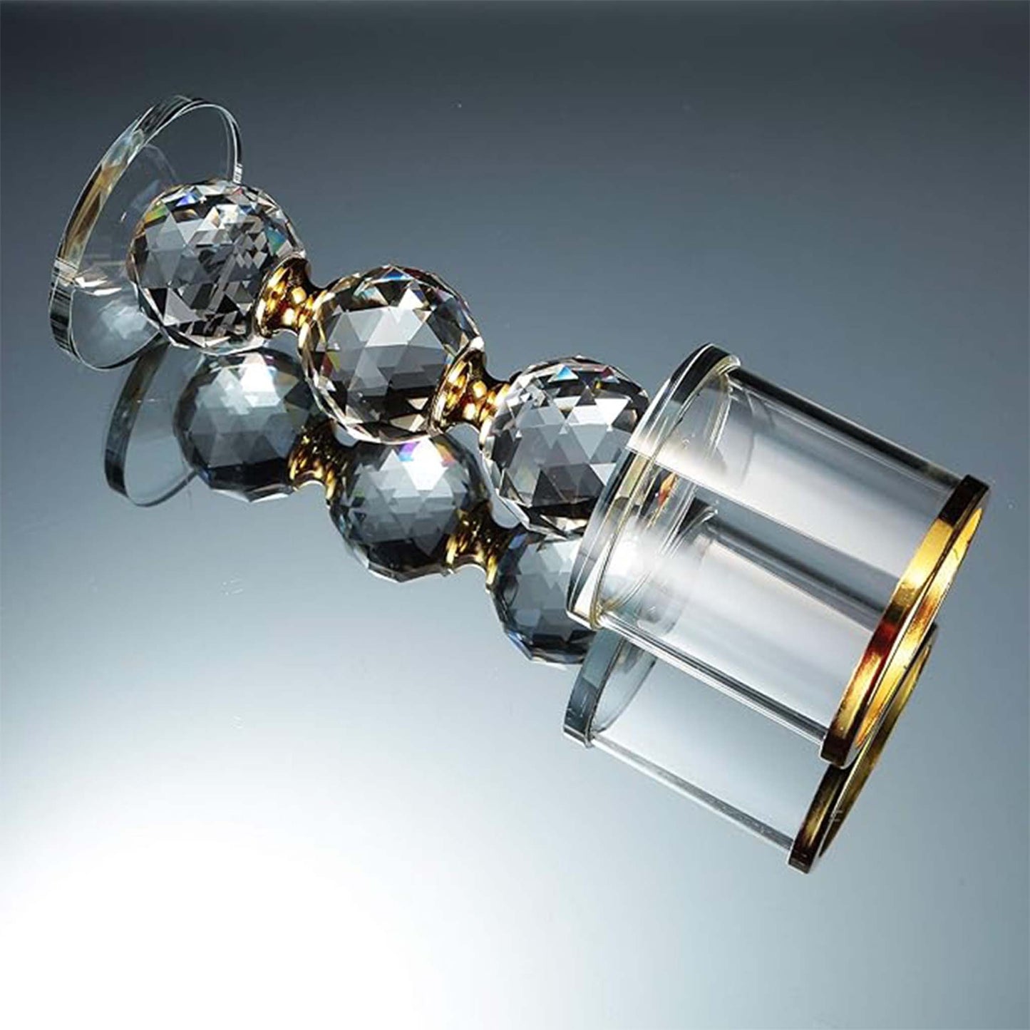 Clear Candlesticks – Elegant Decor for Weddings & Events