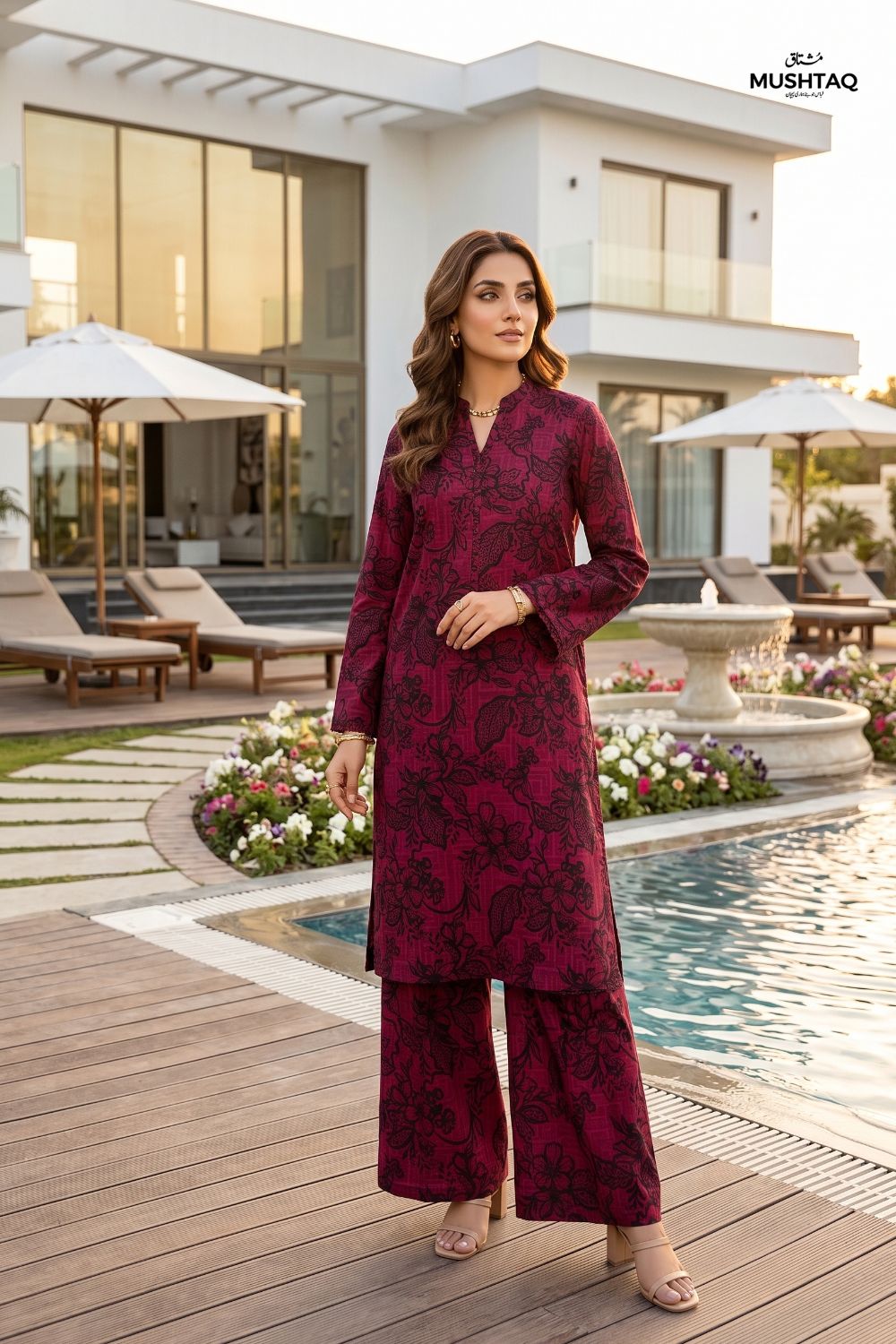 2Pcs Unstitched Printed Ayra Lawn Collection Desgin - 2