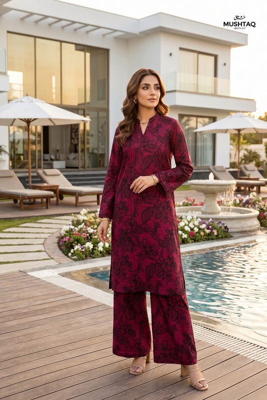 2Pcs Unstitched Printed Ayra Lawn Collection Desgin - 2