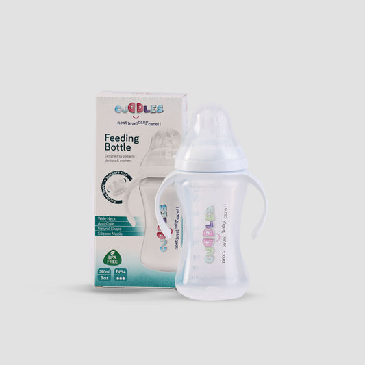 Cuddles Baby Natural Shape Anticolic Feeding Bottle 260 ml/9oz