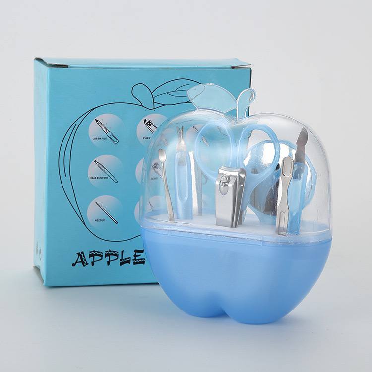 8 Pieces Apple Shape Manicure Kit