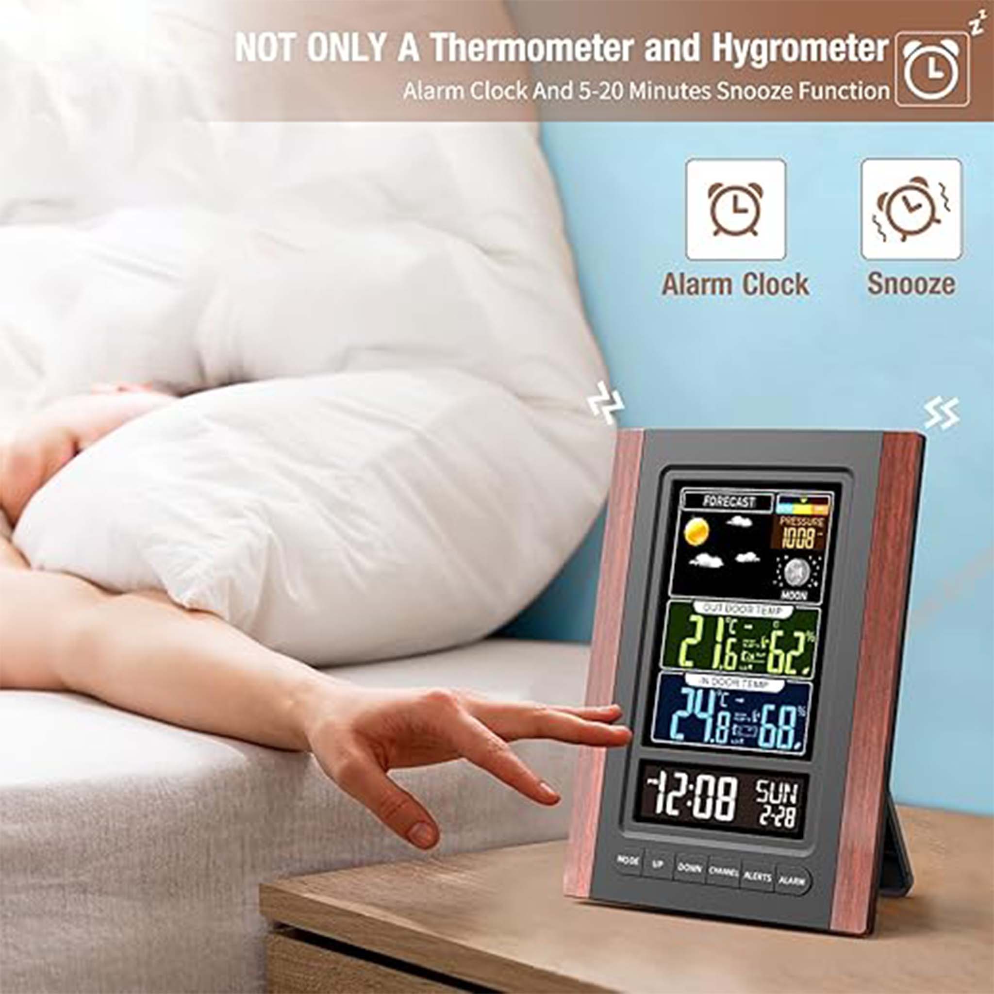 Weather Station  Digital Wireless Indoor and Outdoor Climate Monitor