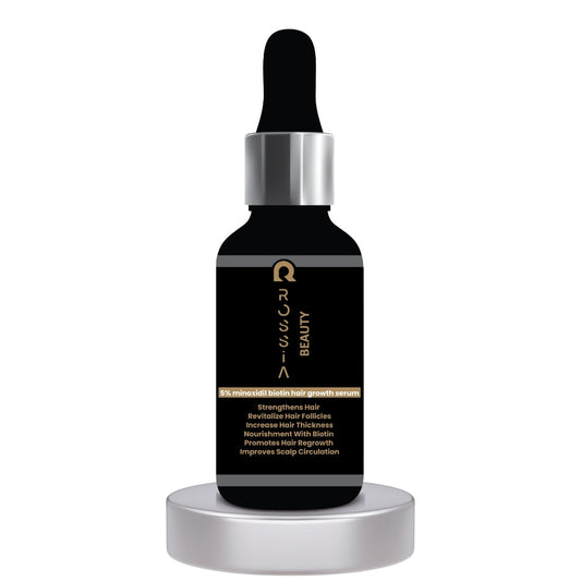 Rossia Beauty 5% minoxidil & biotin hair growth serum 30ml