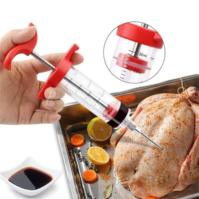 (Free Delivery) BBQ Marinade Injector Syringe