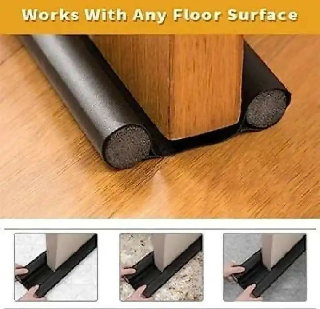 Door Dust Stopper Draft Insect Air Stopper Under Bottom Seal Twin Guard For Door and Window