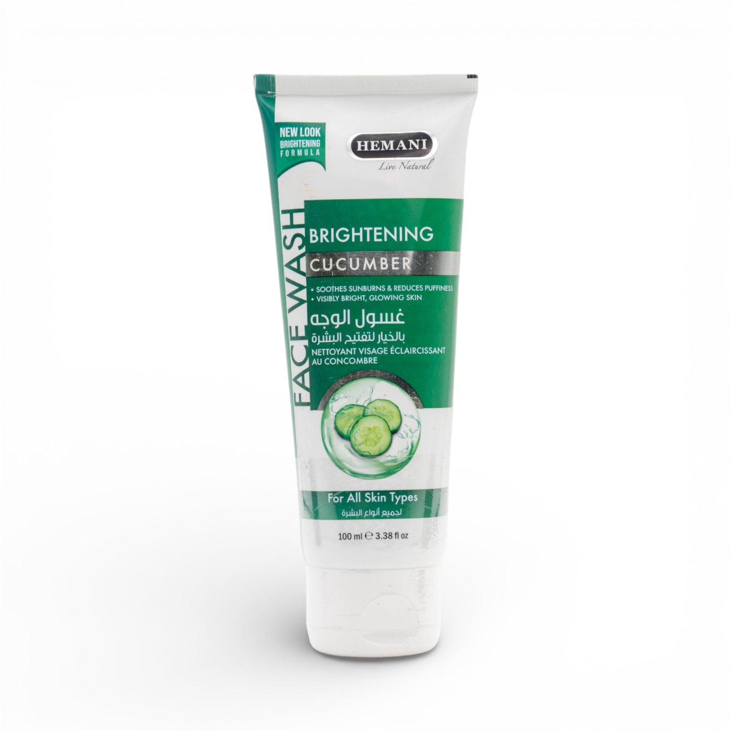 brightening cucumber face wash 100ml