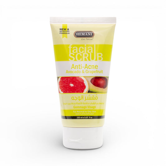Anti Acne Facial Scrub with Avocado and Grapefruit