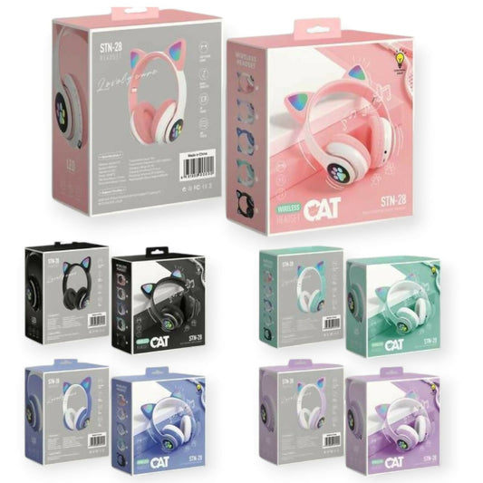 CAT STN 28 Wireless Headphones Powerful Sound All Day Comfort