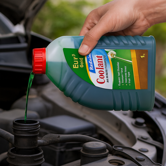EUR Gold Radiator Coolant 1 Ltr  Long Life Antifreeze and Engine Coolant for Optimal Temperature Control