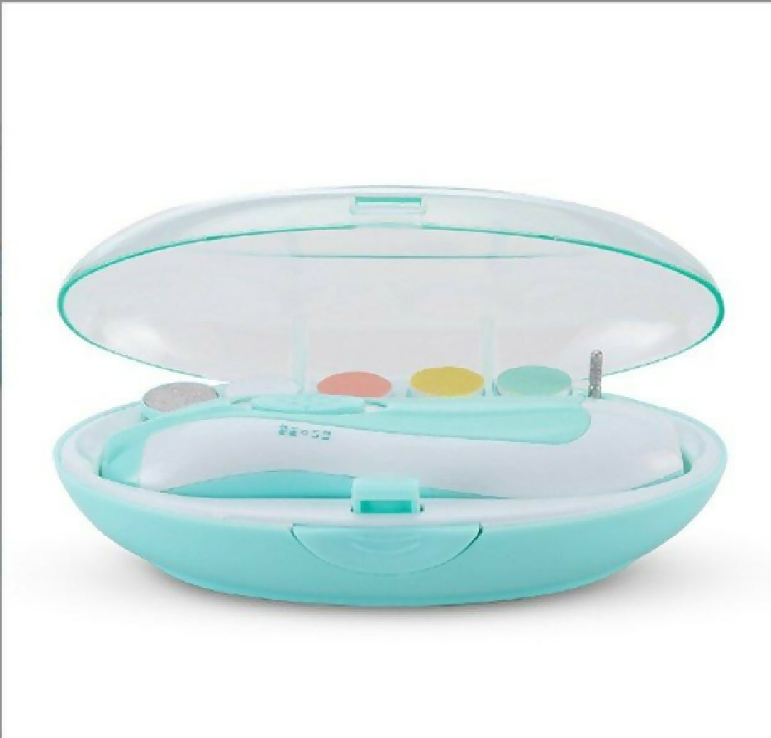 6 In 1 Electric Nail Grinder Electric Baby Nail Trimmer CHILDREN S Scissors Baby Nail Care Nail Trimmer e PinkManicureBlu
