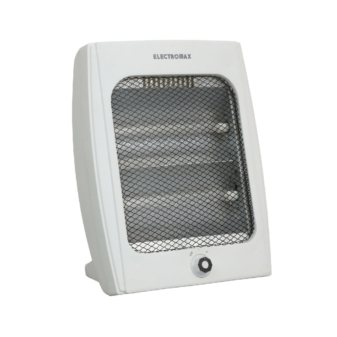 Electromax Quartz Heater – Compact and Portable with Dual Quartz Tubes and Tip-Over Safety (EMIH-1200)