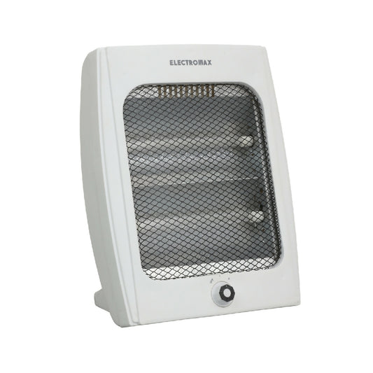 Electromax Quartz Heater – Compact and Portable with Dual Quartz Tubes and Tip-Over Safety (EMIH-1200)