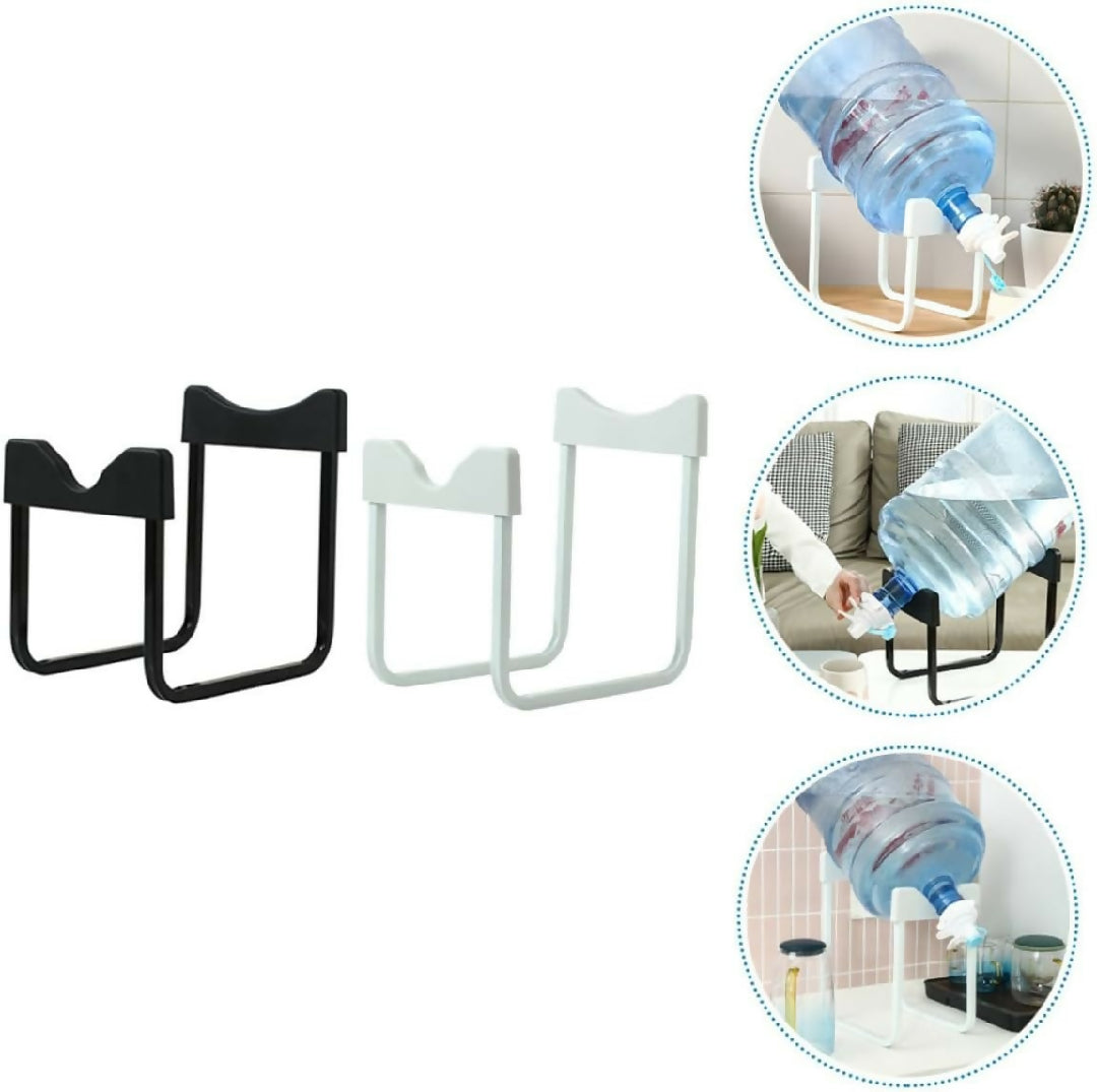 Metal Bottle Stand with Nozzle - Convenient Dispensing - Minimal Mess - with Box and Random Color