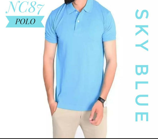Sky Blue Polo T - Shirt
