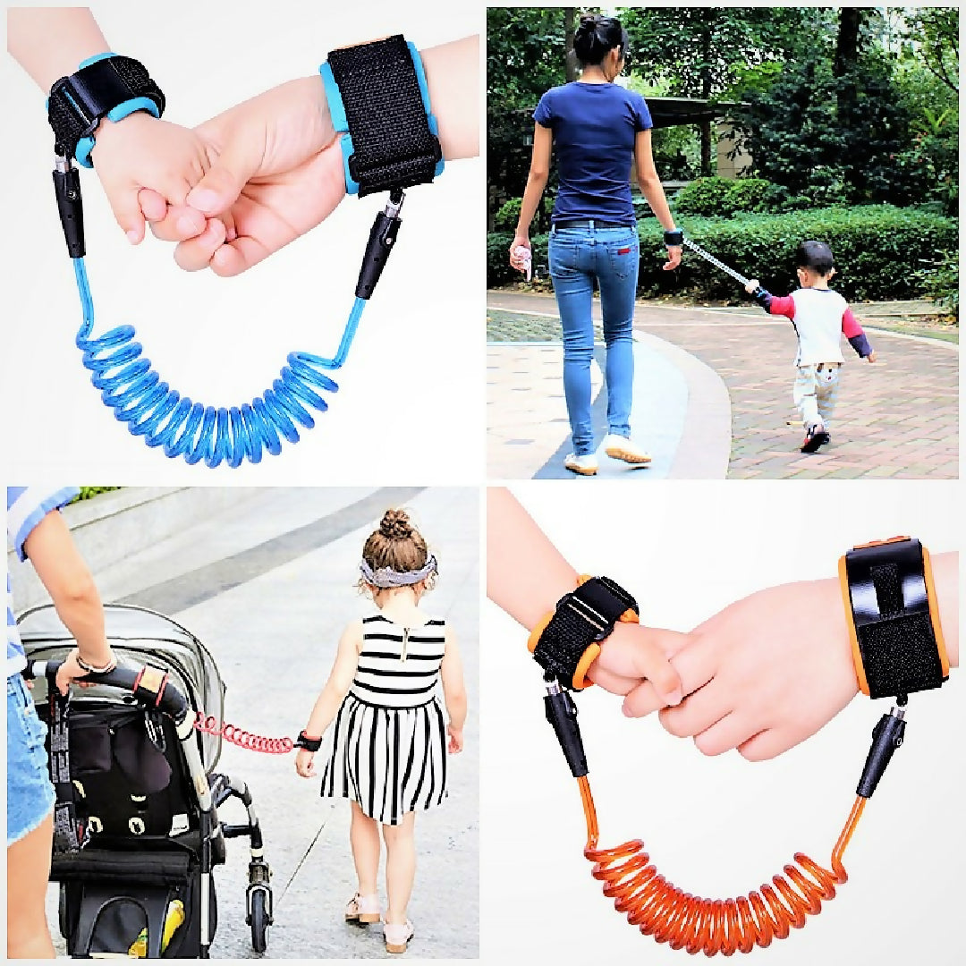Baby Child Anti Lost Wrist Link Safety Harness Strap Rope Leash Walking Hand Belt Band Wristband For Toddlers - Kids
