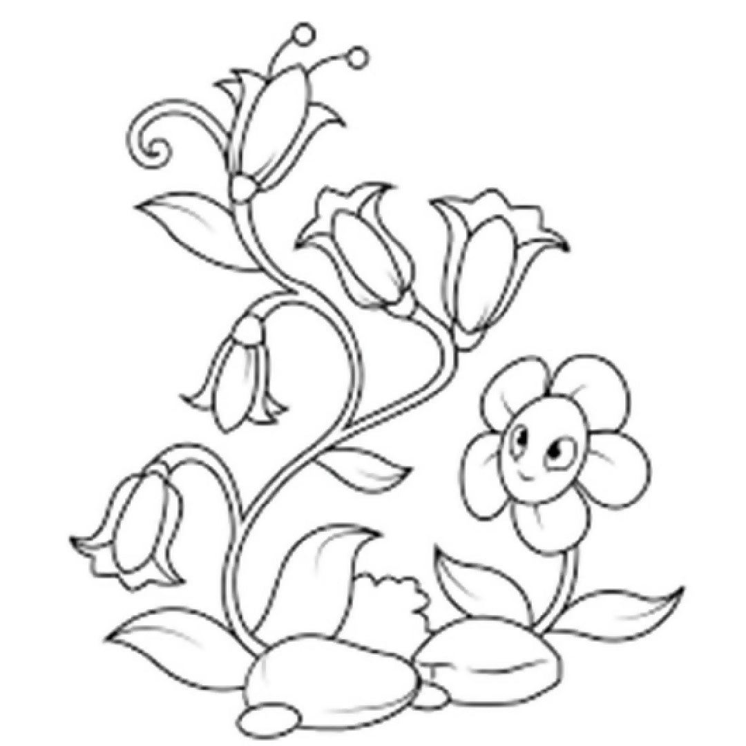 Flower Coloring book for kids