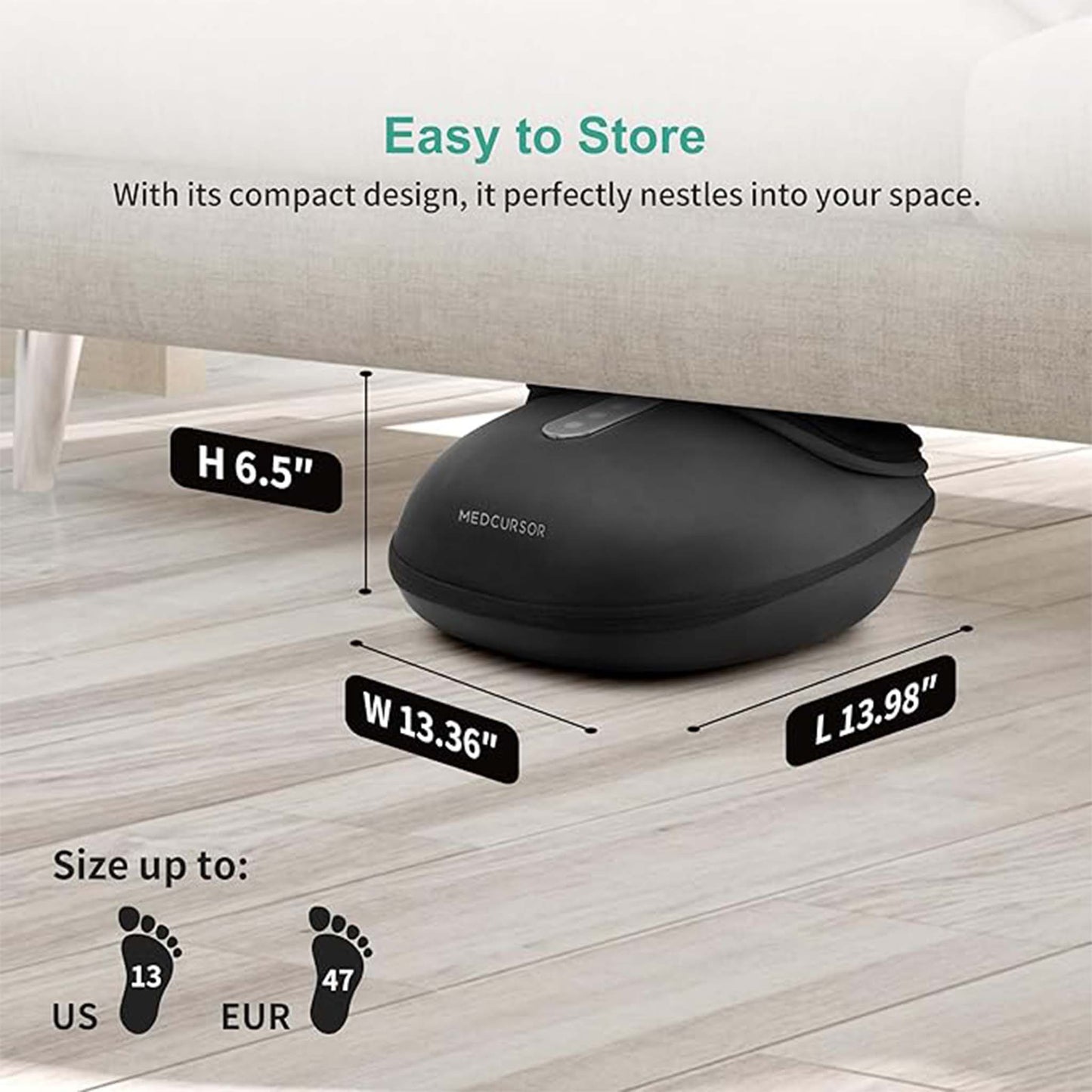 Foot Massager  Electric Shiatsu Massage Machine for Pain Relief and Relaxation