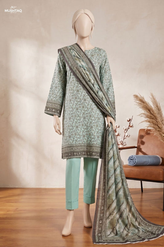 3Pcs Printed Lawn Desgin - 264