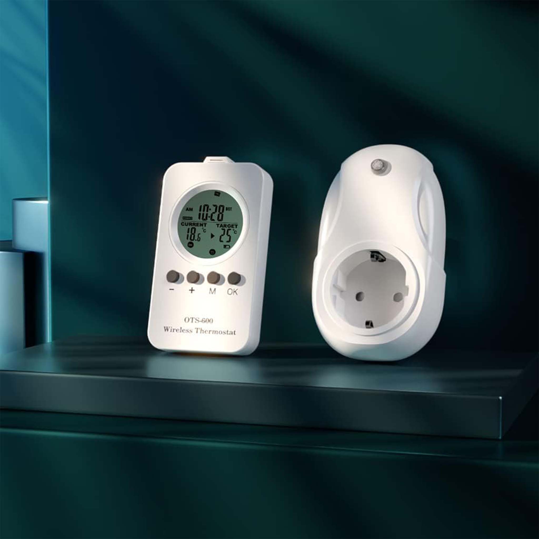 Wireless Thermostat  Smart Digital Temperature Controller for Home Heating and Cooling
