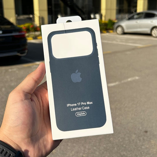 Apple Leather MagSafe Case - iPhone 17 Pro Max - Navy Blue