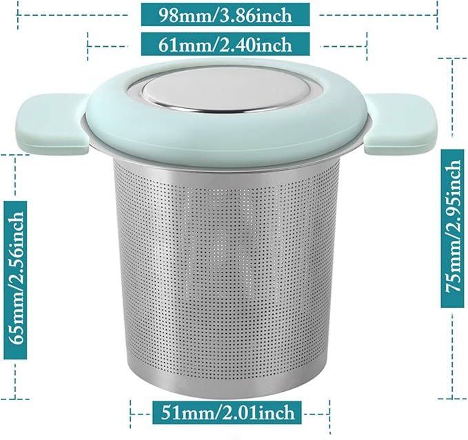HELPING Creative Tea Infuser  Reusable Loose Leaf Tea Strainer for Cups and Mugs