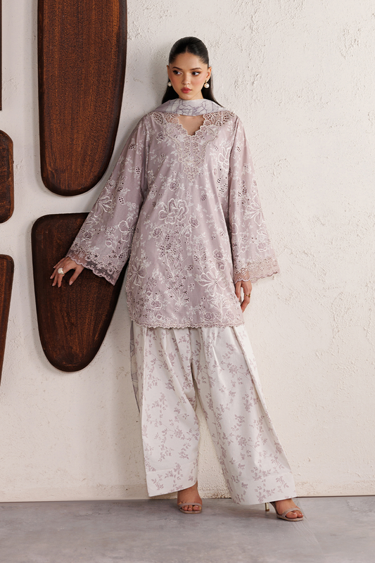 Iznik 3 Pc Unstitched Embroidered Lawn Suit IBE-07
