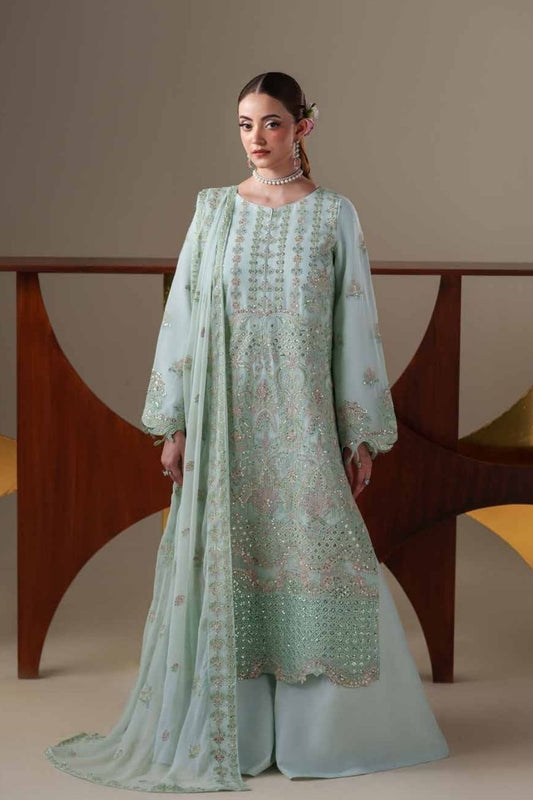 Emaan Adeel Nouvelle 3 Piece Unstitched Embroidered Luxury Chiffon Suit ORLA