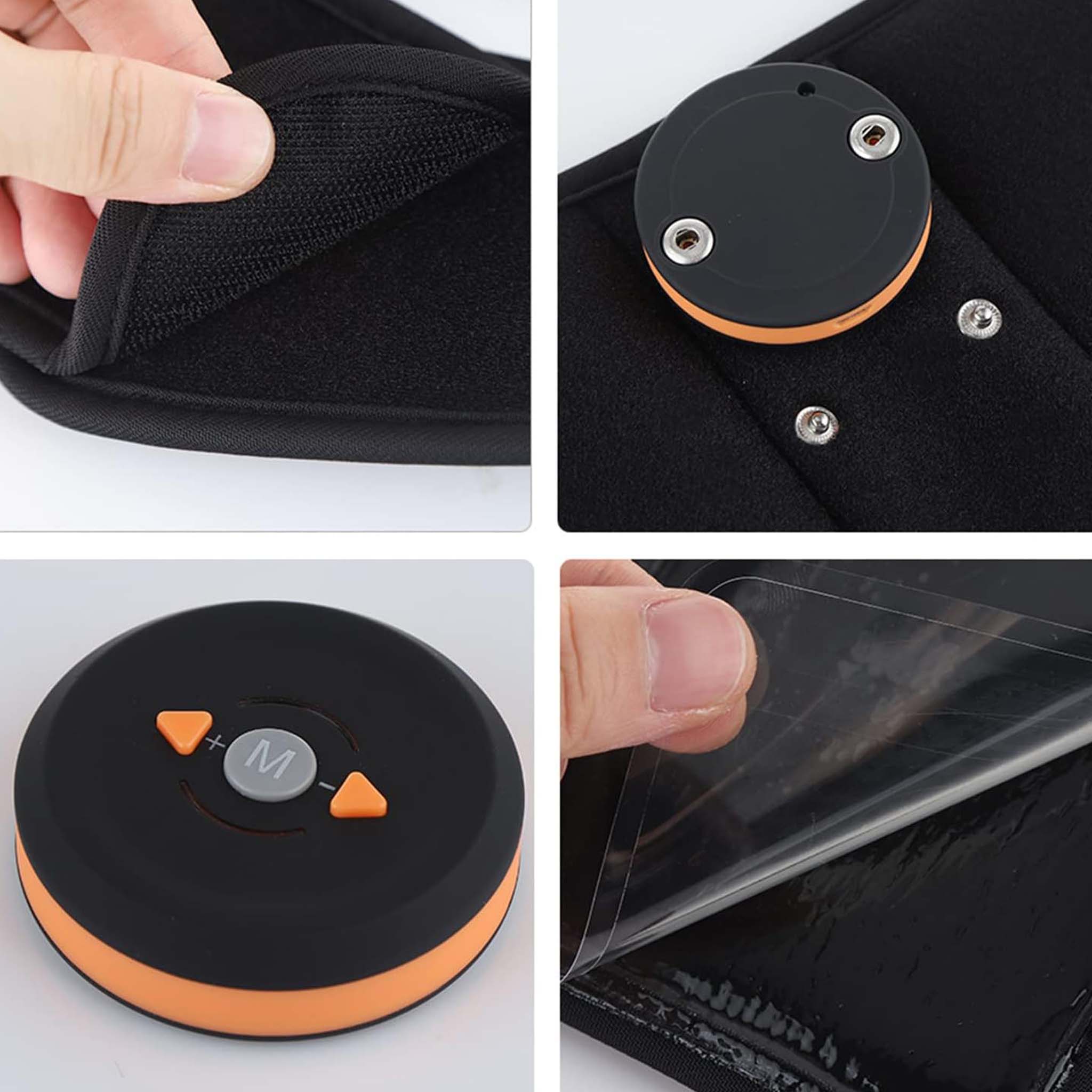 Abdominal Toning Belt  Adjustable EMS Muscle Stimulator for Core Training and Fitness