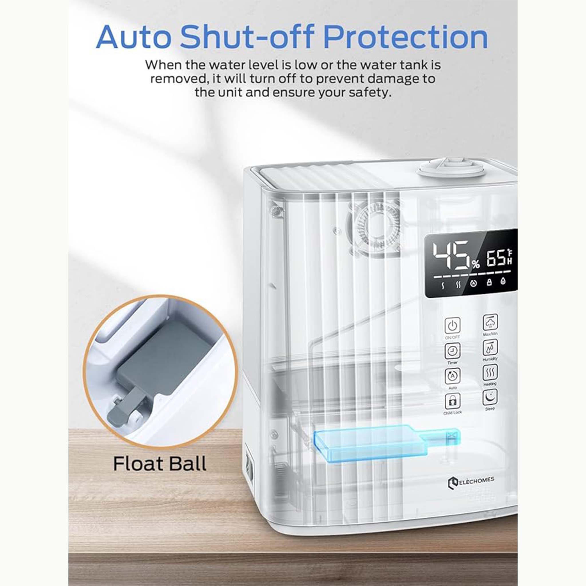 Cool and Warm Mist Ultrasonic Humidifier