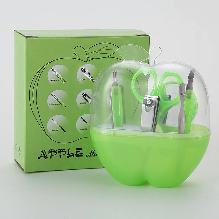 8 Pieces Apple Shape Manicure Kit