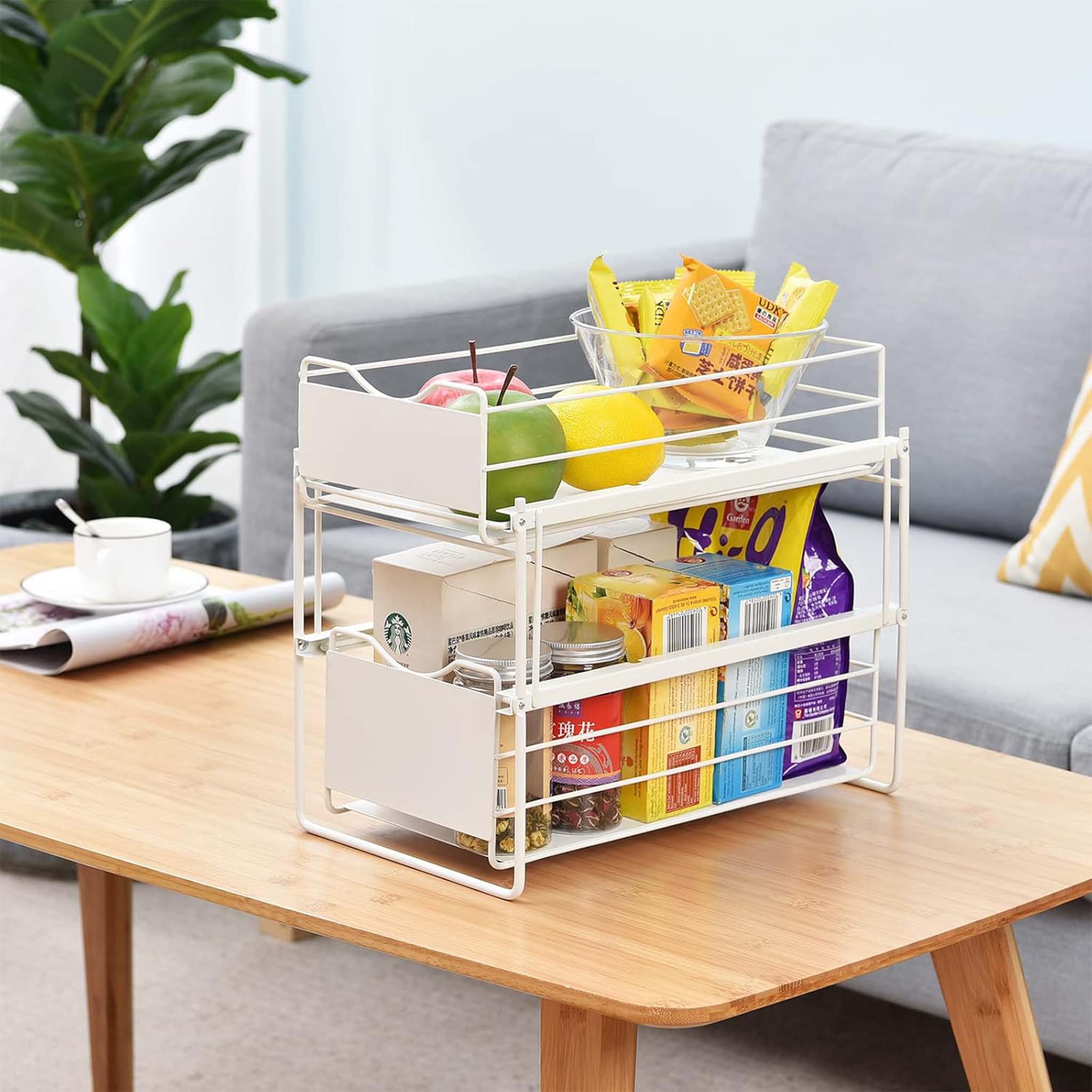 Kitchen Rack Multi Layer Storage Organizer for Utensils Spices and Ess ...