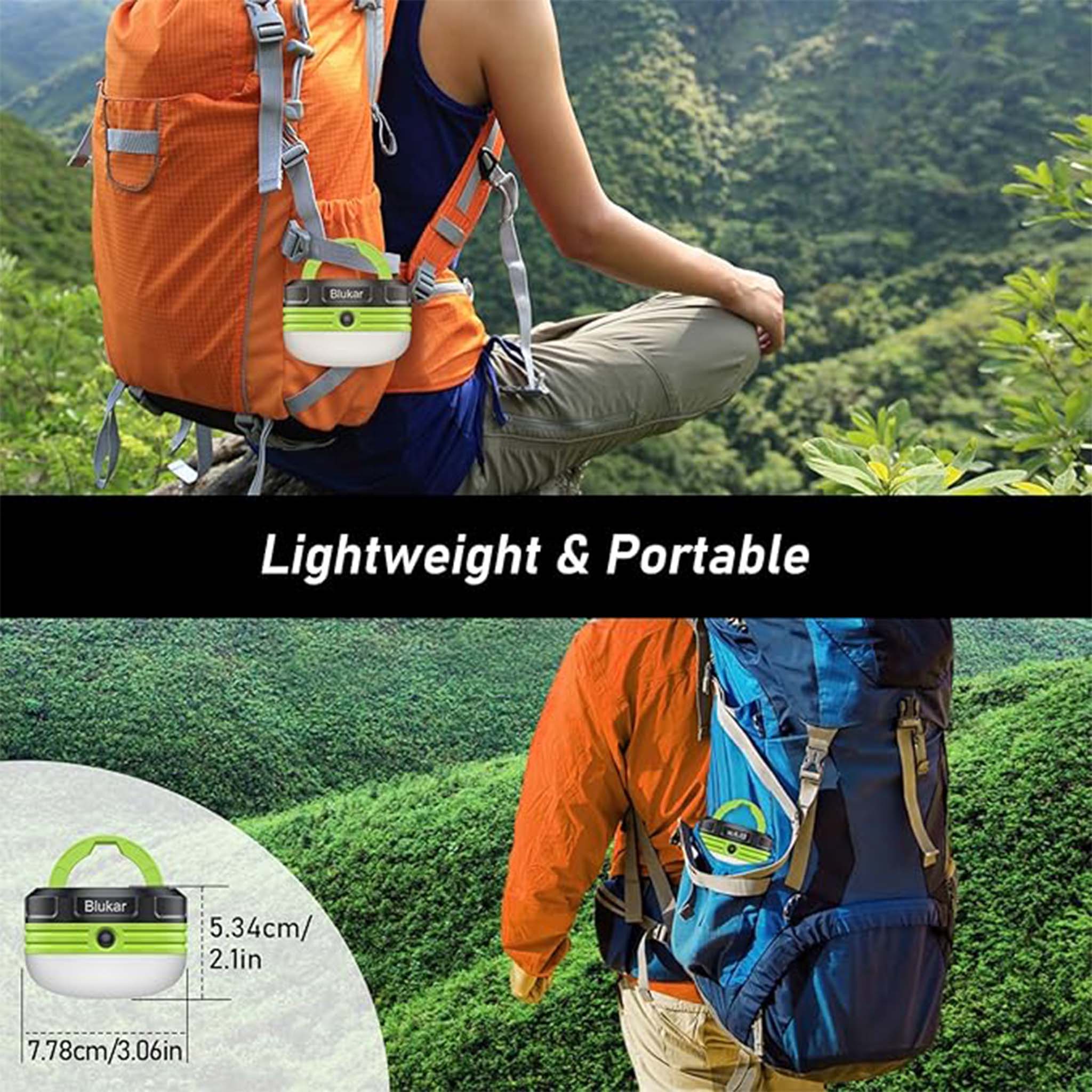 Camping Lantern  Portable LED Light for Outdoor Hiking and Emergency Use