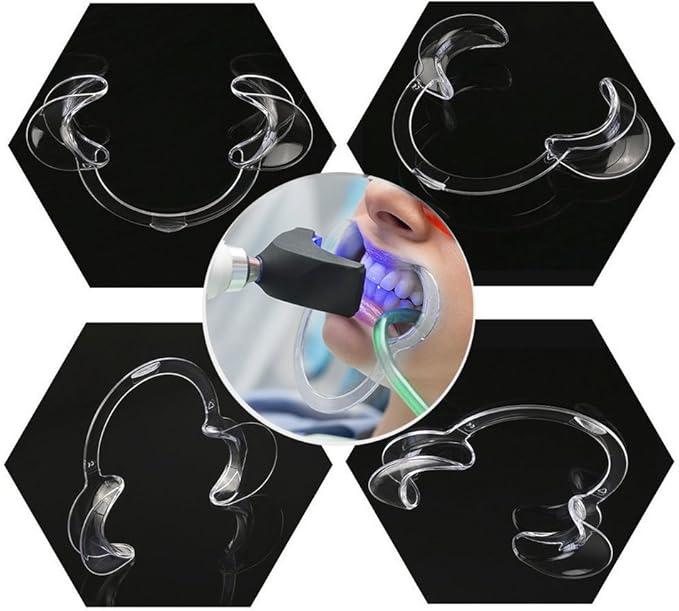 Dental Mouth Opener  C Shape Cheek Retractor for Dental Exams and Whitening