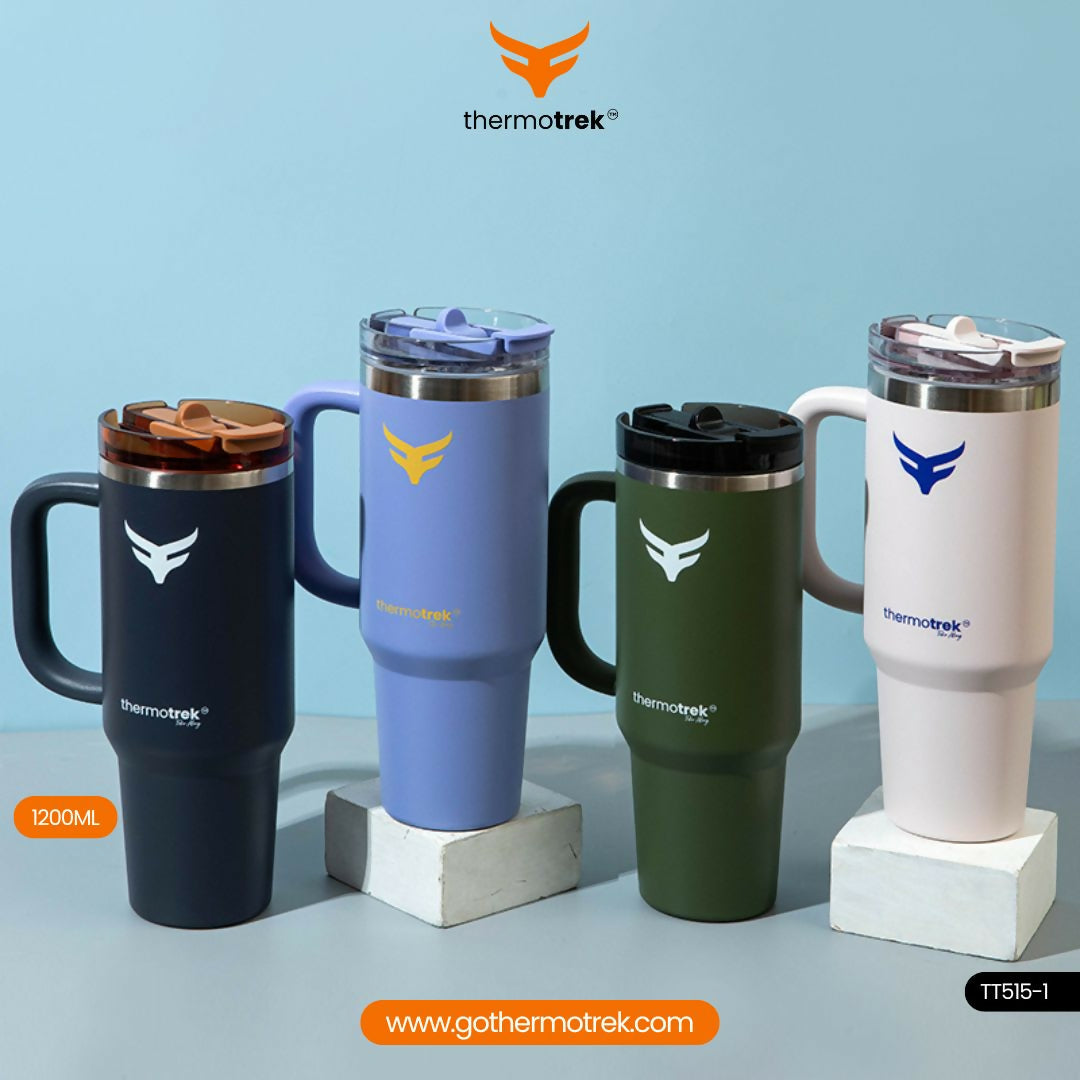 Thermotrek TYSON Premium Vacuum Insulated Tumbler with Handle — 1200ml 1 Piece