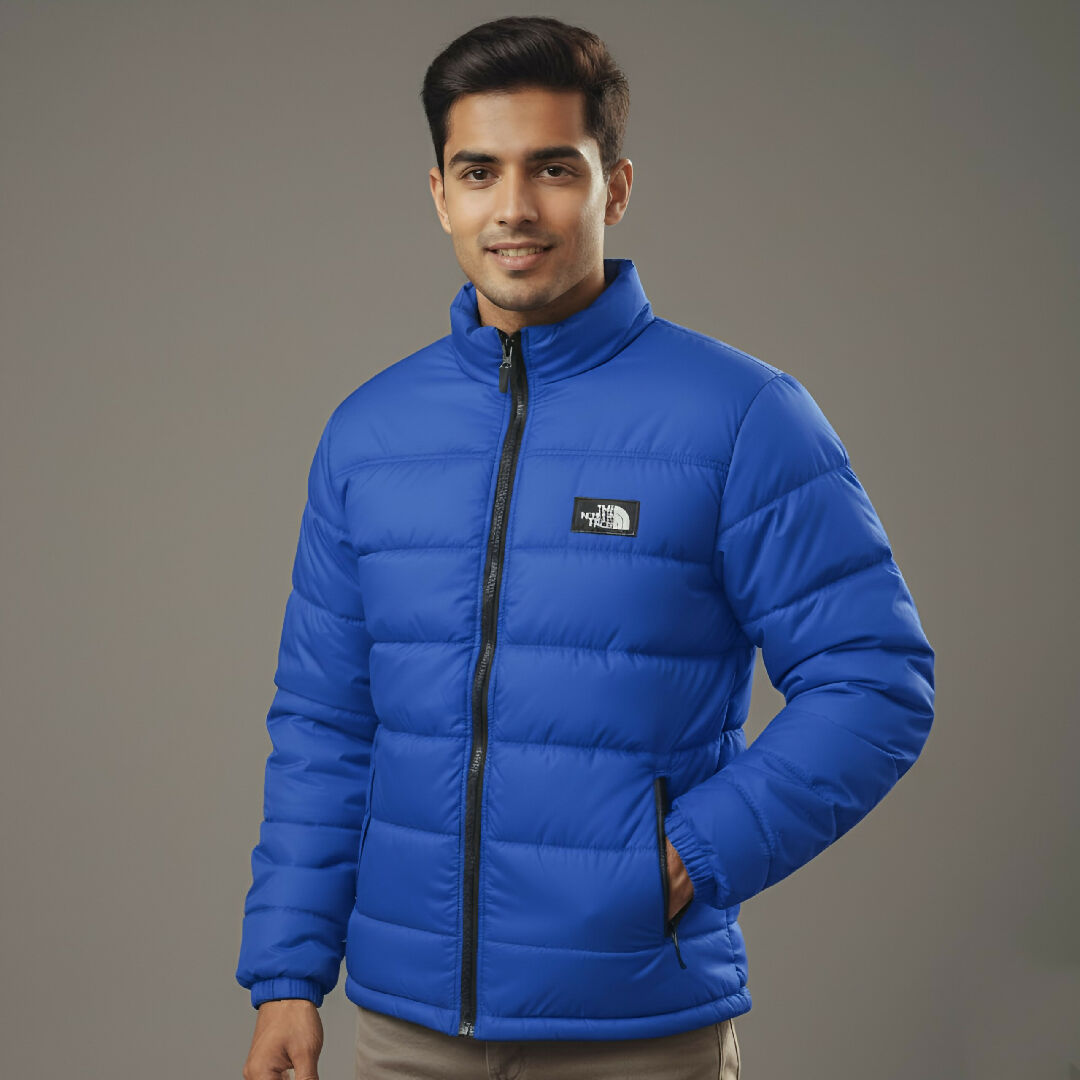 Men High Performance Puffer Jacket Waterproof Casual Winter Wear