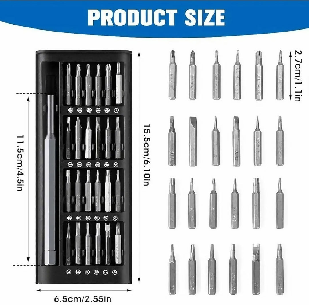 31 in 1 Precision Screwdriver Repair Tool Kit Screwdriver Set for Mobile Laptop Watch Electronics