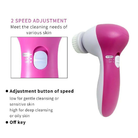 5 In 1 Facial Electric Cleanser Massager