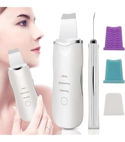 Leather shovel facial skin scrubber set