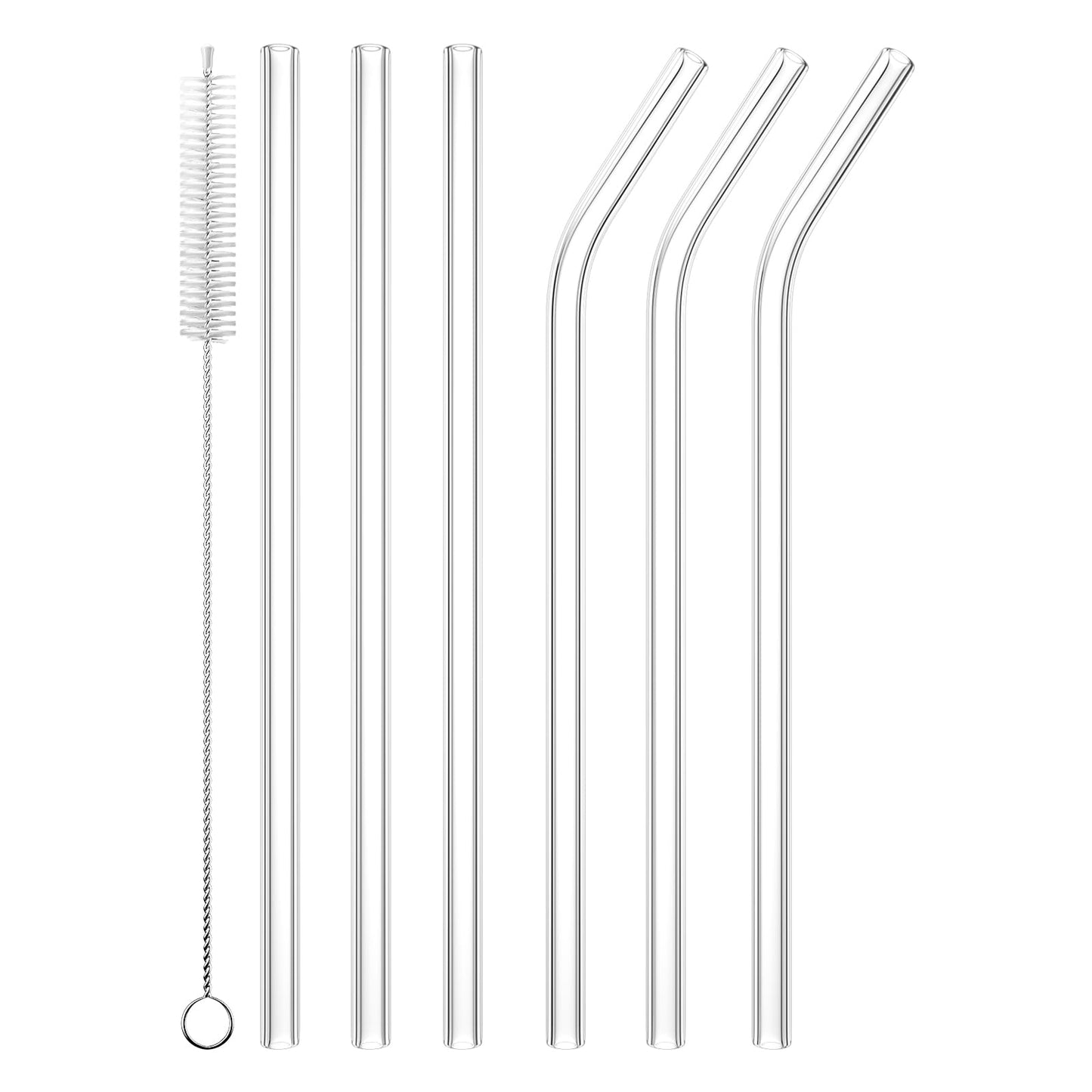 Glass Straws Simple 7P