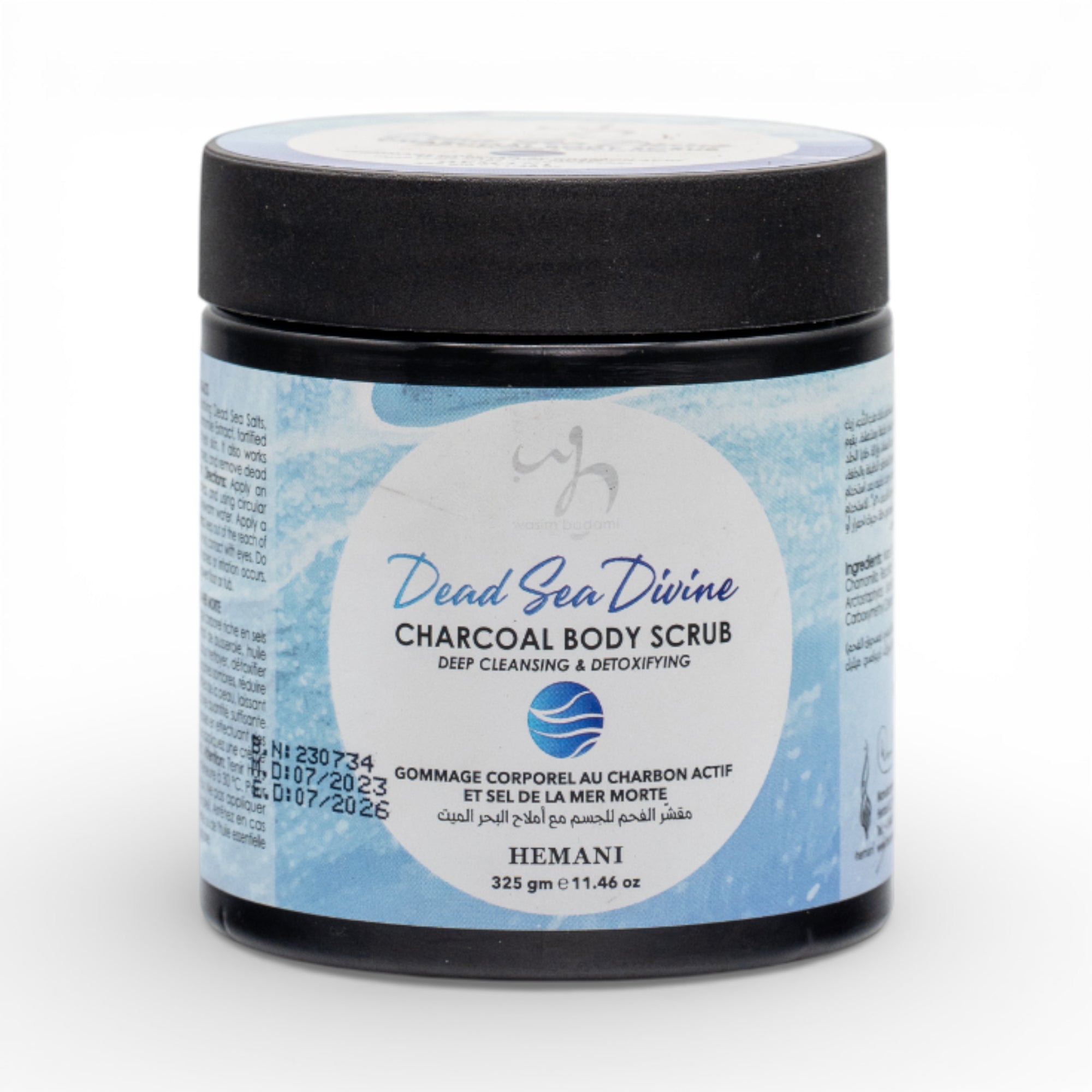 Dead Sea Divine Charcoal Body Scrub 325gm
