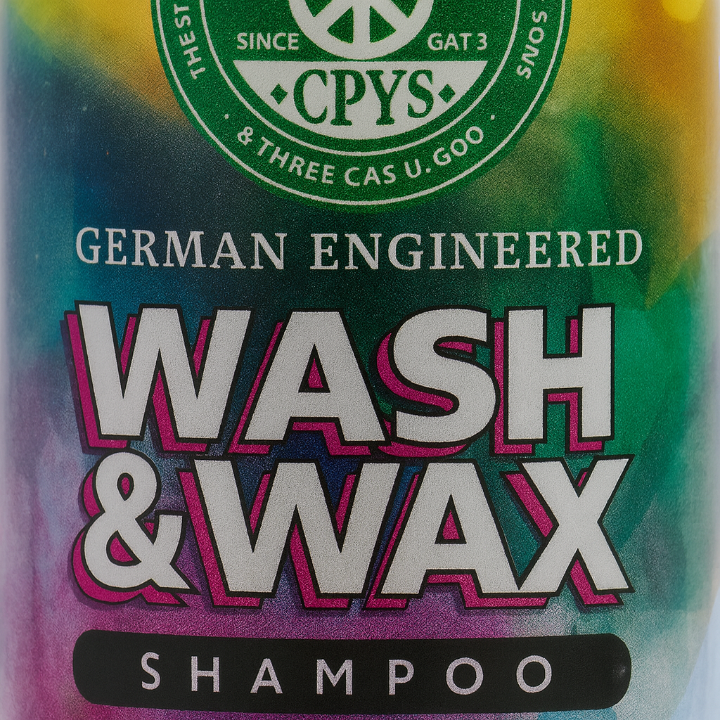Three Guys Wash and Wax Shampoo 250ML  Premium 2 in 1 Car Cleaner and Wax for Deep Shine and Protection