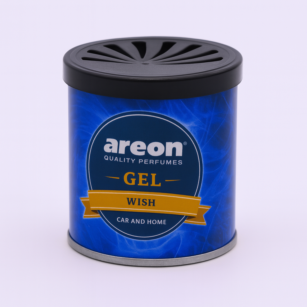 Areon Quality Perfume Gel Wish 80g  Long Lasting Car and Home Air Freshener with Elegant Fragrance