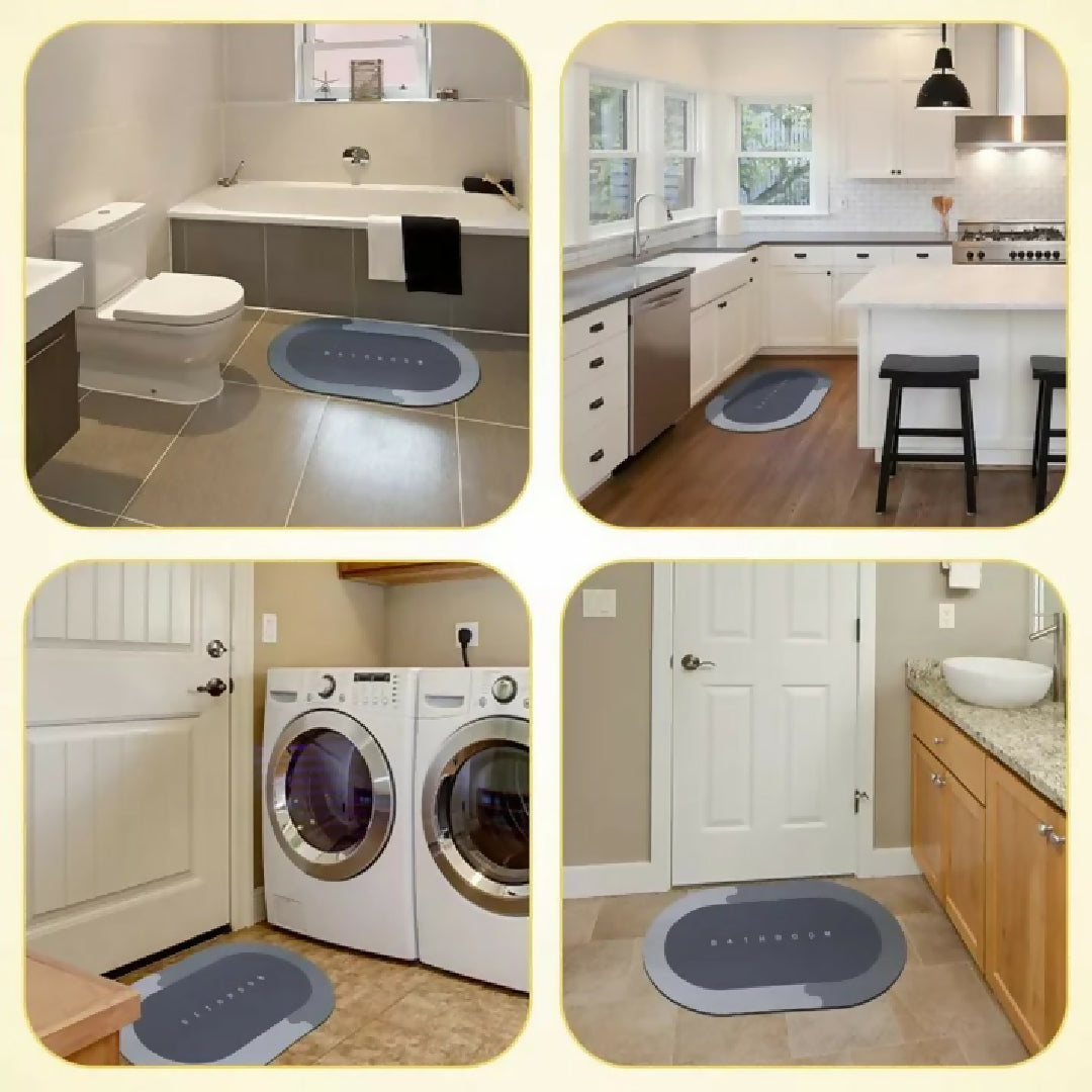 Super Absorbent Non Slip Bathroom Floor Mat