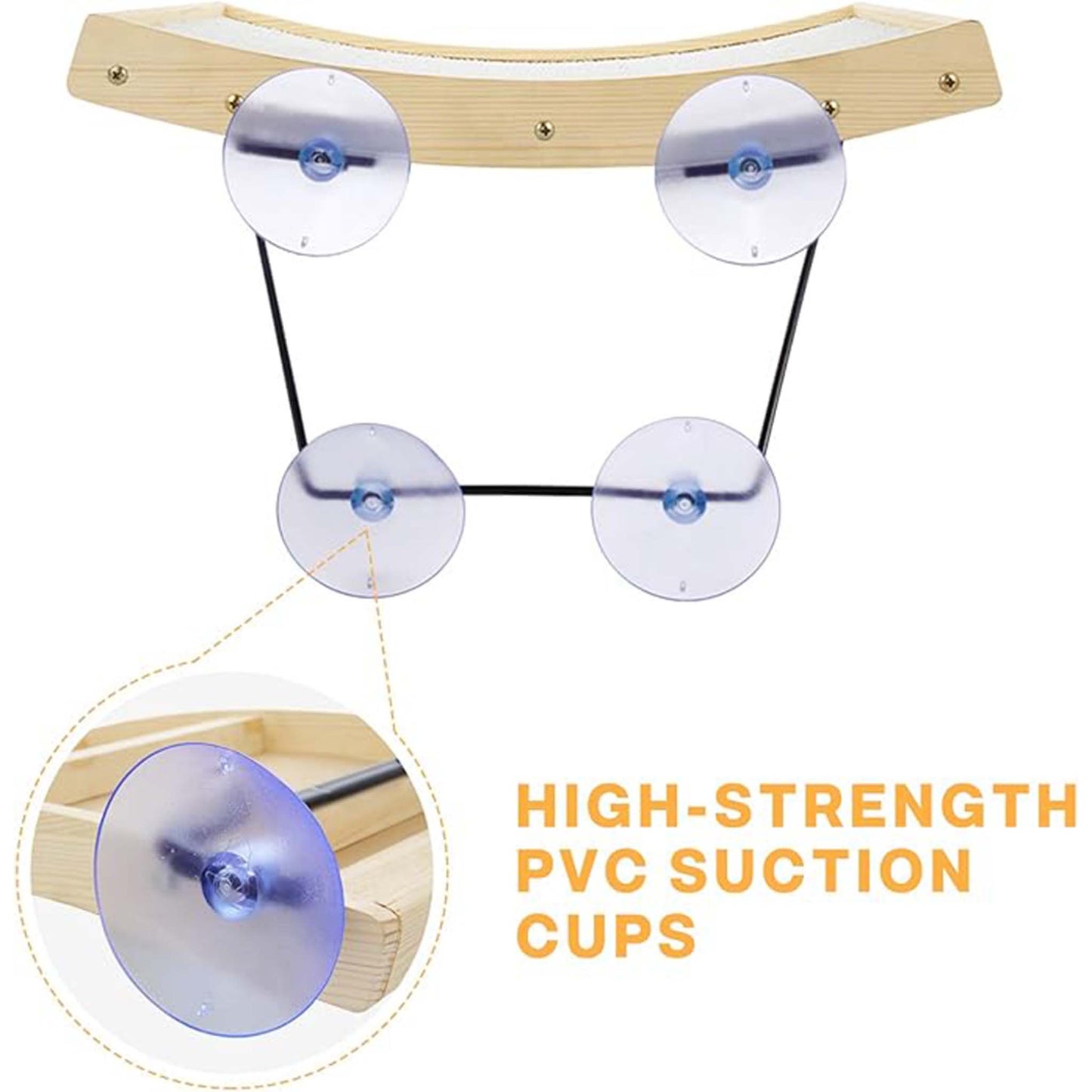 Cat Window Perch  Hammock  Strong Suction Cup