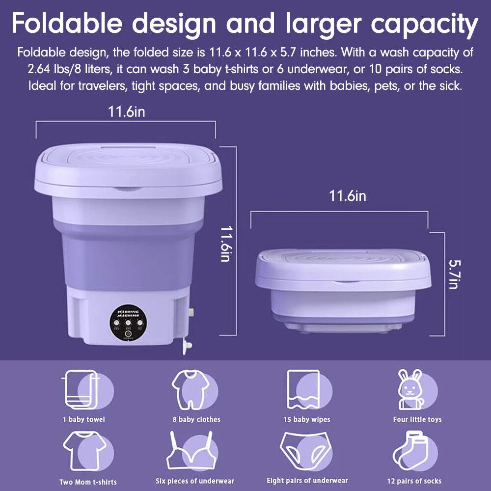 Multi Function Folding Washing Machine
