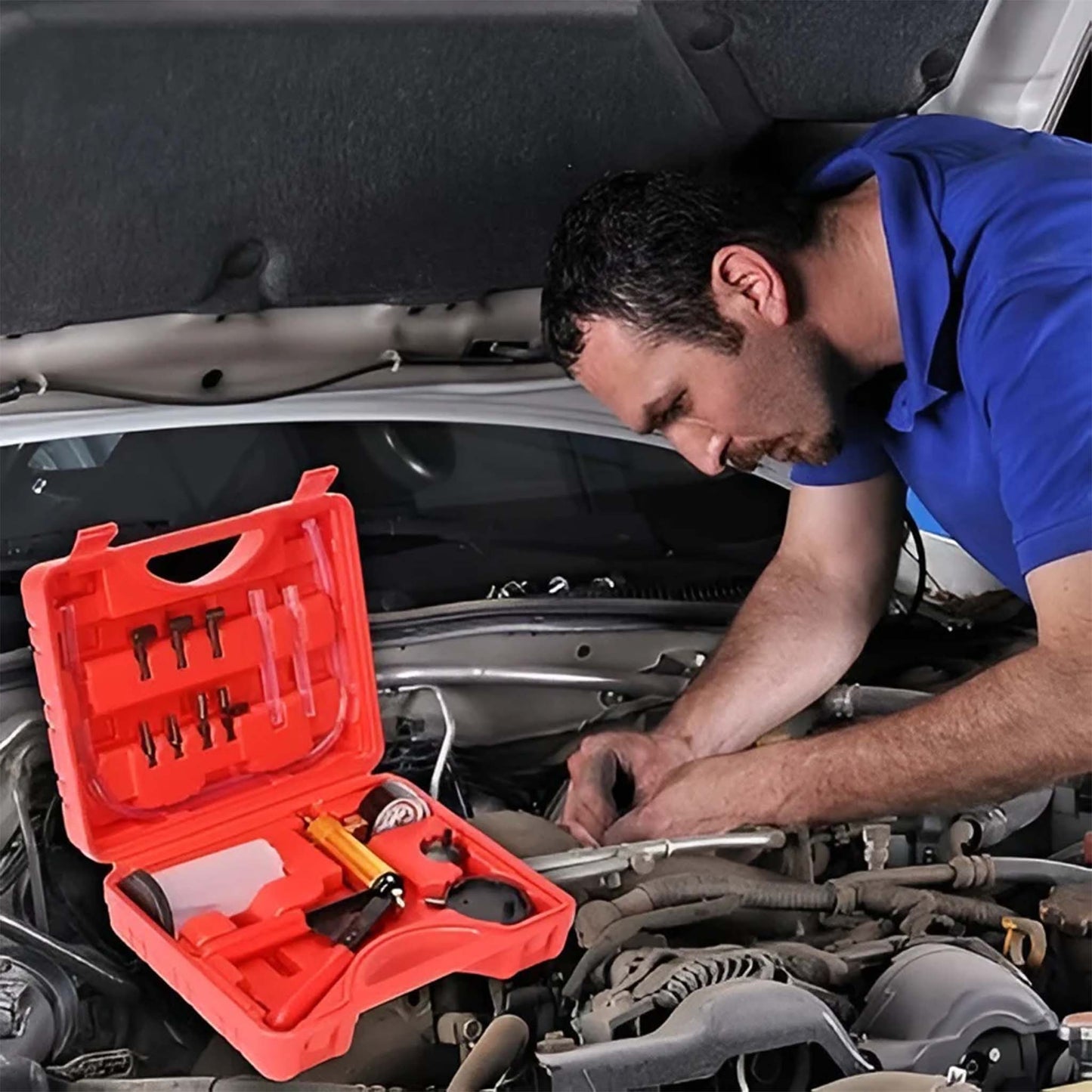 Brake Bleeding Kit for Automobile Workshop